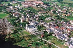 Eglise, centre, village, vue de Gueuroz