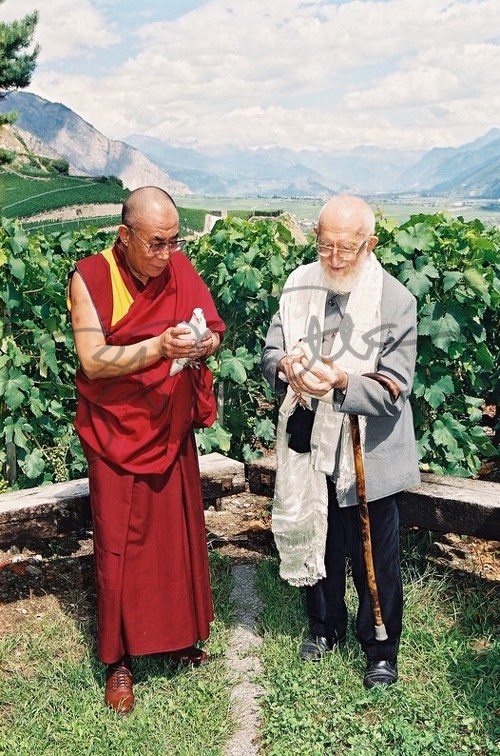 Abbé Pierre & Dalai Lama (302)