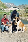 L'Abbé Pierre à l'hospice du Grand Saint Bernard 5.09.2000