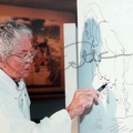 Hans Erni 90 ans Fondation Gianadda 1998 dédicacée