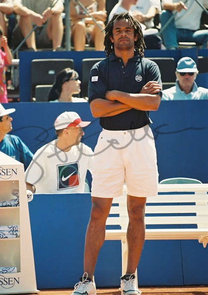 Yannich Noah capitaine Fed Cup Sion 1998.jpg