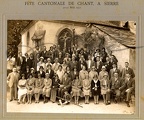 Fête cantonale de Chant à Sierre 10-11 mai 1931- Choeur Mixte VZ- lère couronne de lauriers