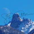 Pierre Avoi et la lune le 17.02.2013