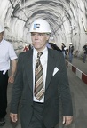 Moritz Leuenberger Tunnel du Lötschberg 2005